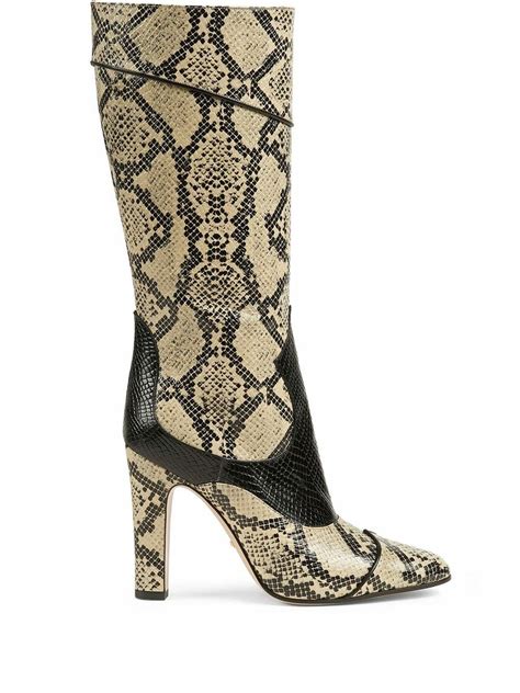 gucci snake stretche out|snakeskin boots gucci.